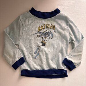 VINTAGE Ringer Tee Batman 1974 Baby Shirt Toddler Rare find! Collectors!!